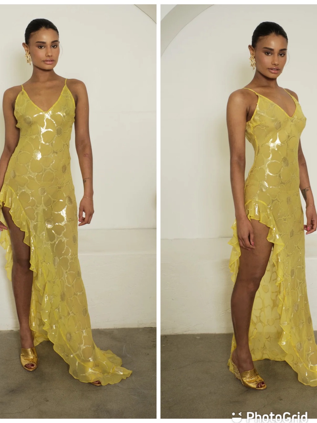 Delfi Collective Lara Dress In Yellow New With Tags!